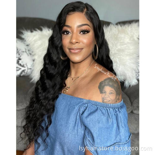 Wholesale Brazilian Hair HD Lace Front Wig,Virgin Cuticle Aligned Human Hair Full Lace Wig,13x6 Lace Frontal Wig For Black Women